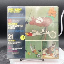 New Sealed NOS Gaf Bugs Bunny In  Big Top Bunny  Talking View Master Reels