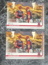 2 Card Lot - 2019 Topps Series 2 - Checklist Shohei Ohtani & Mike Trout #367