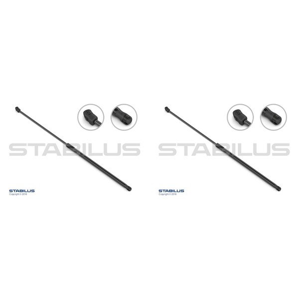 2 Stabilus Gasfeder HECKKLAPPEN-LIFTER Links+Rechts Passend FüR Daihatsu Charade-image