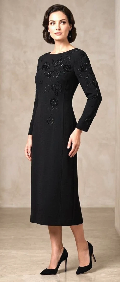 armani collezioni black dress Silk Formal Dresses for Women for sale Edit:Pre-Spring Long Sleeve Plain Black Color:Gold Rainbow