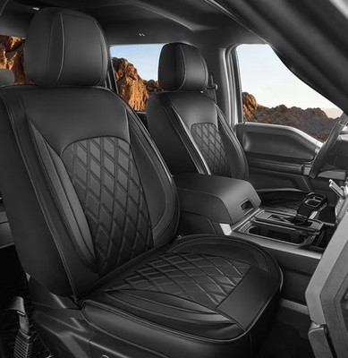 LINGVIDO Seat Covers 2009-2025 Ram 1500 2500 3500 Crew Cab Faux Leather