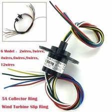 2 3 4 6 8 12 Wires 5A 22mm Dia, 500RPM Collec...