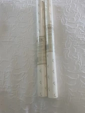 Vintage York Wallcoverings Wallpaper Green Leaf/Pink Berry Cottagecore Dainty