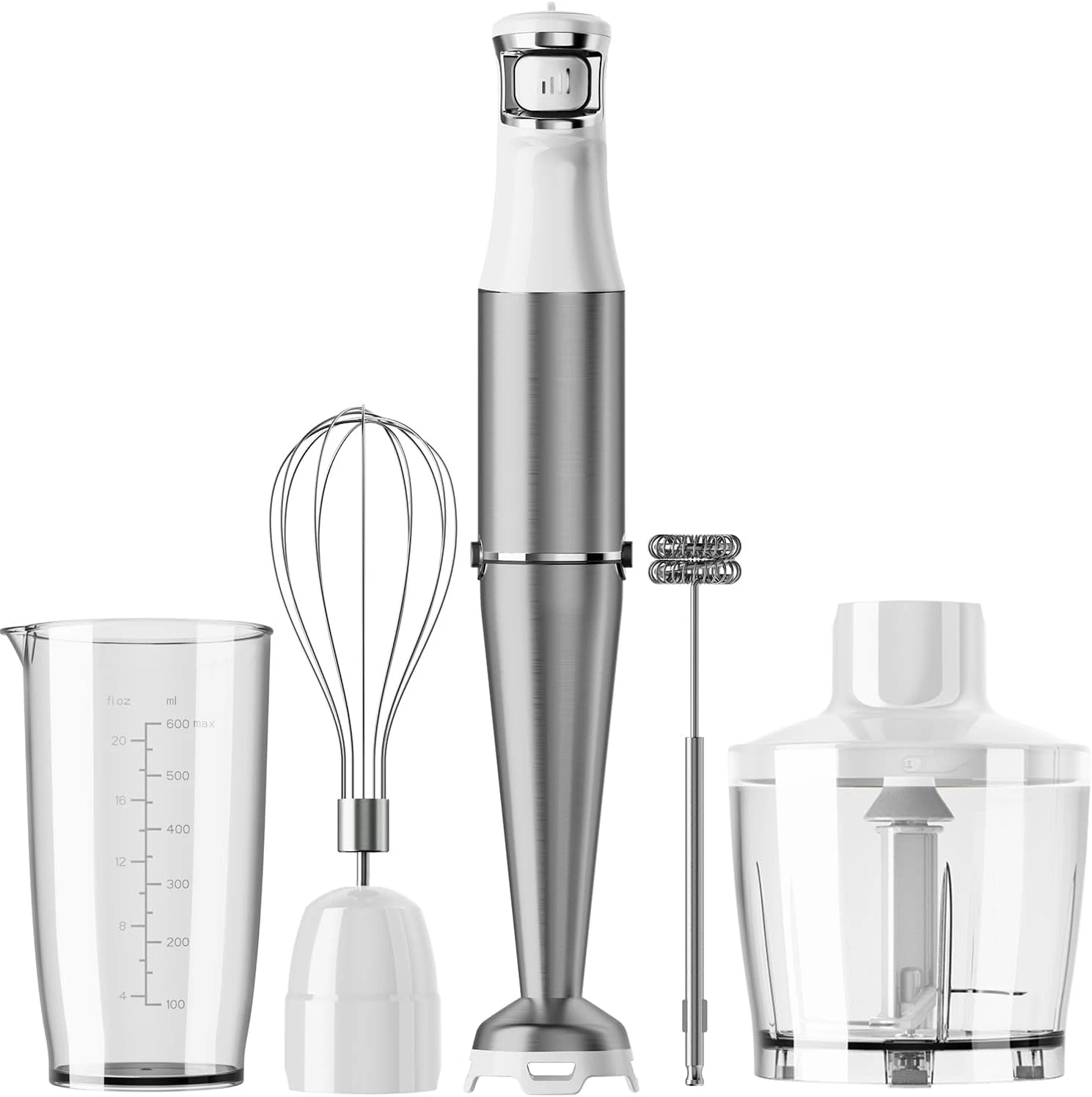 Immersion Blender Handheld Corded Hand Blenders Set 1100W with Chopper and Whisk
Opens in a new wind