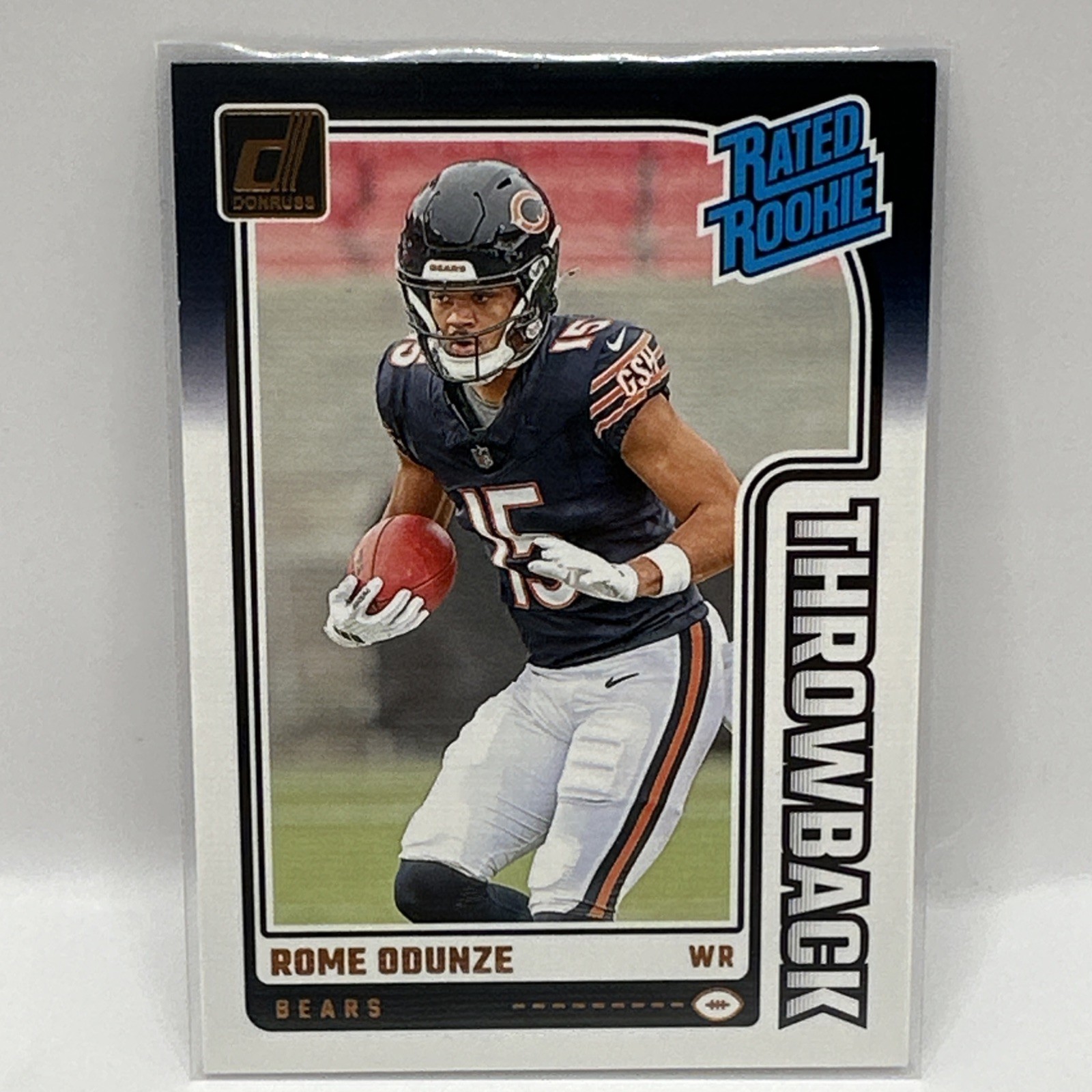 ROME ODUNZE 2024 Donruss #4 Rated Rookie Throwback Chicago Bears