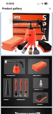 #ad #ad High Pressure Car Cleaning Gun Cleaning Gun Car Interior Washing Kit C3 $30.99