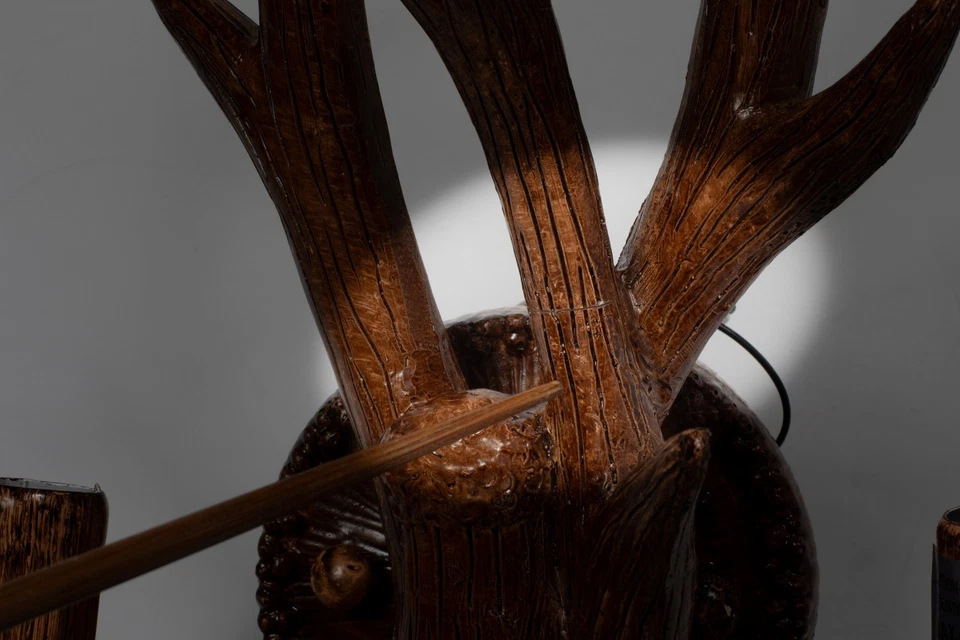 2 Lights Deer Horn Antler Wall Lamp LED Dining Room Wall Sconces Repaired - Image 3 of 4