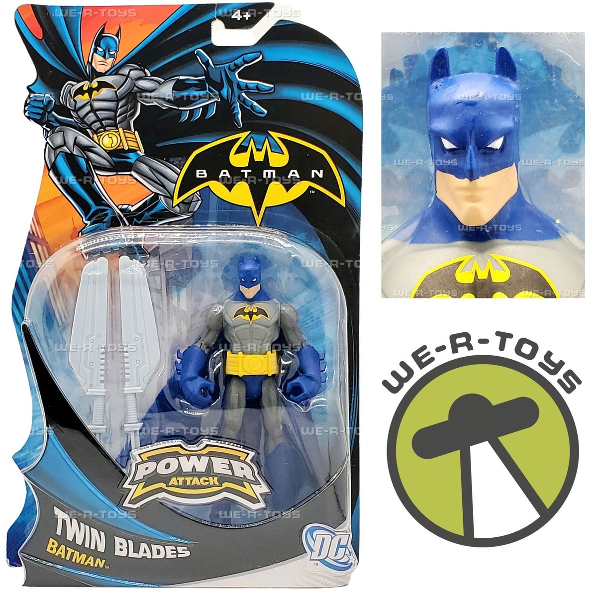 Batman Power Attack Twin Blades Batman Action Figure 2011 Mattel