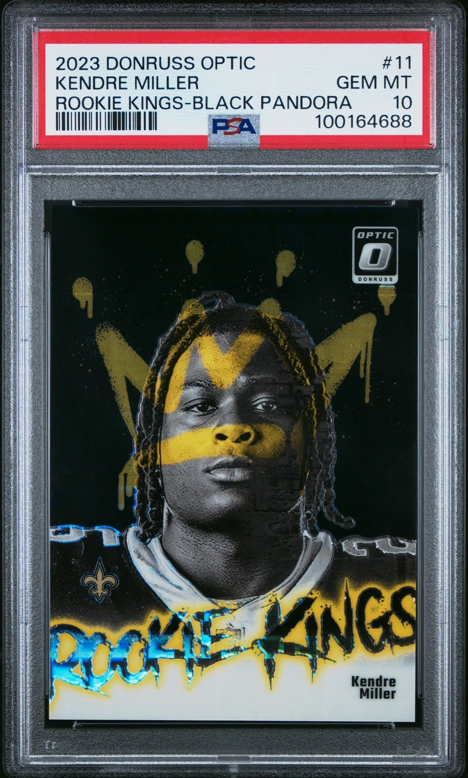 Kendre Miller Panini Donruss Optic Rookie Kings #11 Black Pandora