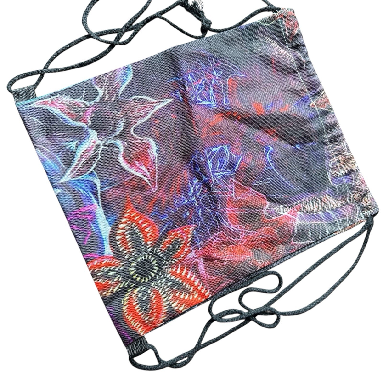Stranger Things Demogorgon Drawstring Bag Backpac… - image 3
