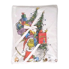 Williams Sonoma The Grinch Tree Skirt 56 1/2" NWT Christmas Decor Holiday