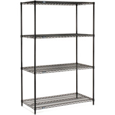 24" X 30" X 63", 4 Tier Adjustable Wire Shelving Unit, NSF Listed Commercial Sto