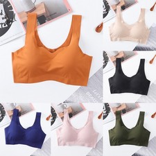 Comfortable and Stylish Womens Seamless Wireless Padded Bralette for Sports