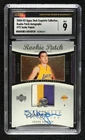2004 Exquisite Collection 185/225 Sasha Vujacic CSG 9 RPA Rookie Patch Auto RC