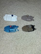 ELDON 1/32 VINTAGE SLOT CAR INTERIOR LOT 3 CORVETTE 1 DODGE CORONET AS IS 