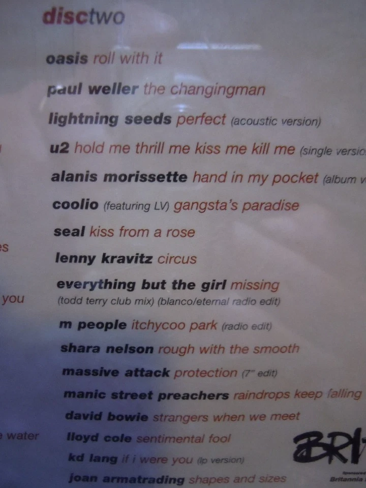 Brit Awards 96 (2 cd set) - Image 3 of 4