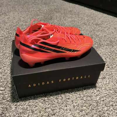 adidas F50 Hyperfast Evo FG Football Cleats Red US 8.5 Medium (D)