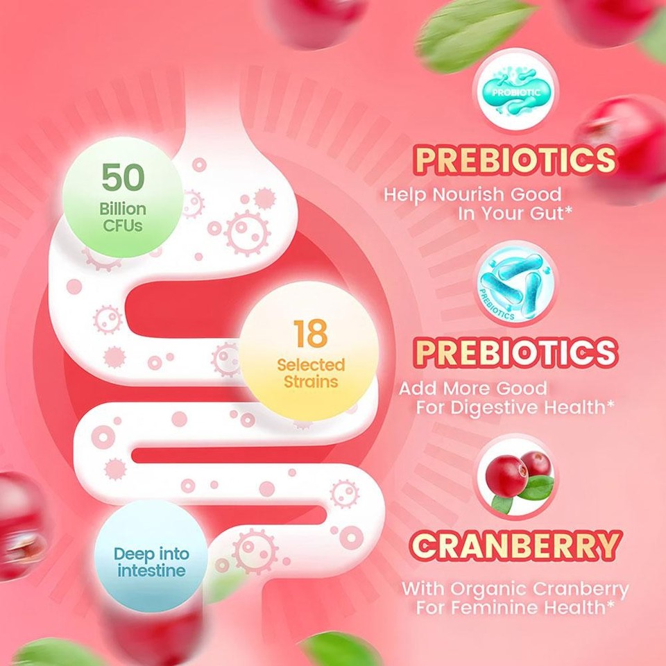 URO Vaginal Probiotics Para La Salud Vaginal De Las Mujeres, Equilibrio - Foto 8