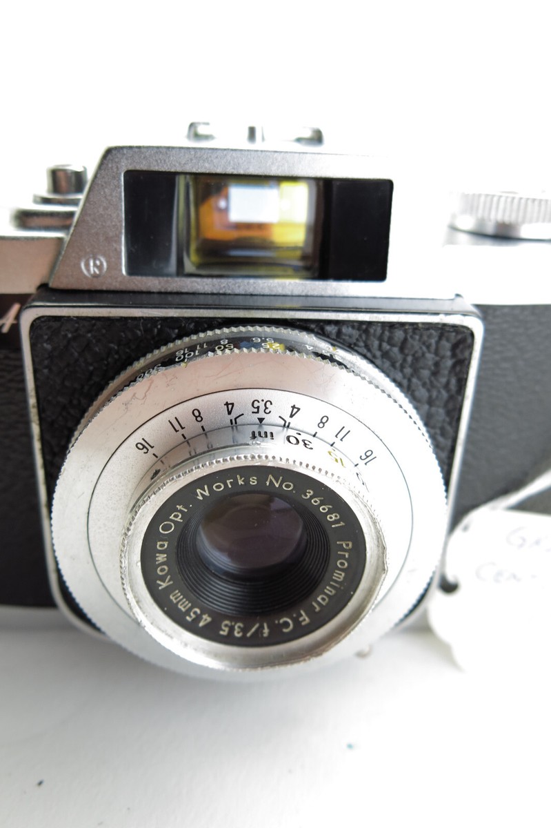 Graflex Century 35A 35mm Film Rangefinder Camera w/ Prominar 45mm