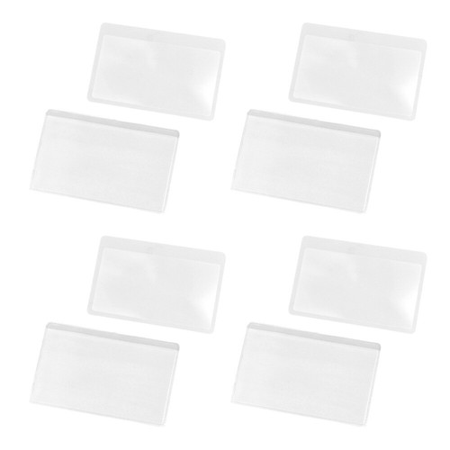 8 Pcs Reading Magnifier Sheet Hand Held Lens Magnifying Reading Lens