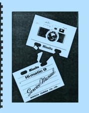 Minolta Hi-Matic 9 Camera Service  Repair Manual Reprint