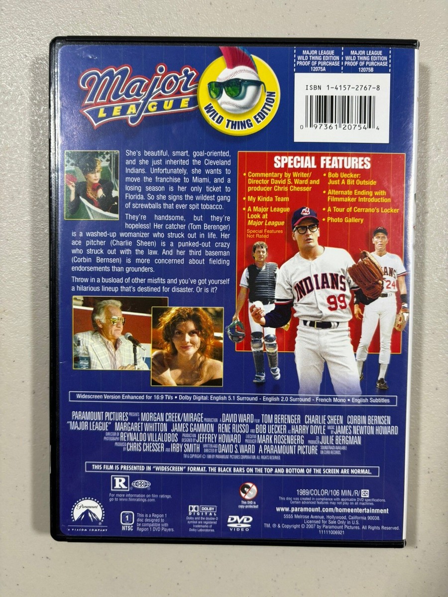 Major League (DVD, 1989) | eBay