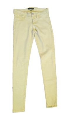 Flying Monkey Womens Skinny Jeans SZ 27 Yellow Low-Rise USA Y2K Indie Sleaze