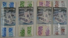 Nastro Wright cucito su orlo 1" con x 3 yd - "Designed By Me" - 4 colorazioni brillanti!
