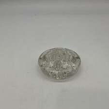 Vtg Clear Glass 11 Flower Frog