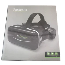 Pansonite VR Headset with Remote Control 3D Glasses Virtual Reality Headset