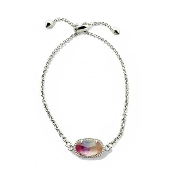 Серебряный браслет Kendra Scott Elaina Watercolor Illusion. - Изображение 2 из 4