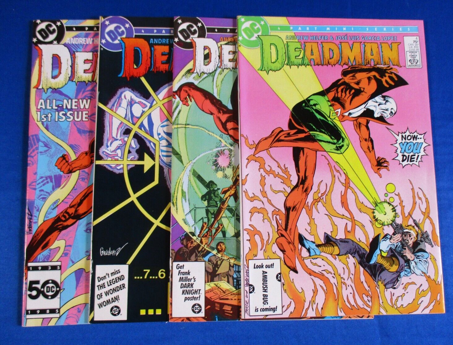 Deadman DC Comics Complete Mini Series 1986 1 2 3 4 High Grade