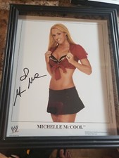 Michelle McCool wwe 8x10 promo photo with COA Autographed  