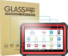 (New Version) 2PCS Tempered Glass Screen Protector for LAUNCH X431 PRO3S+ Elite