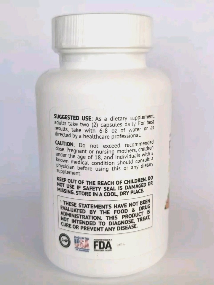 Earth Energy FRUITS and VEGGIES Whole Food 60 Capsules Natural