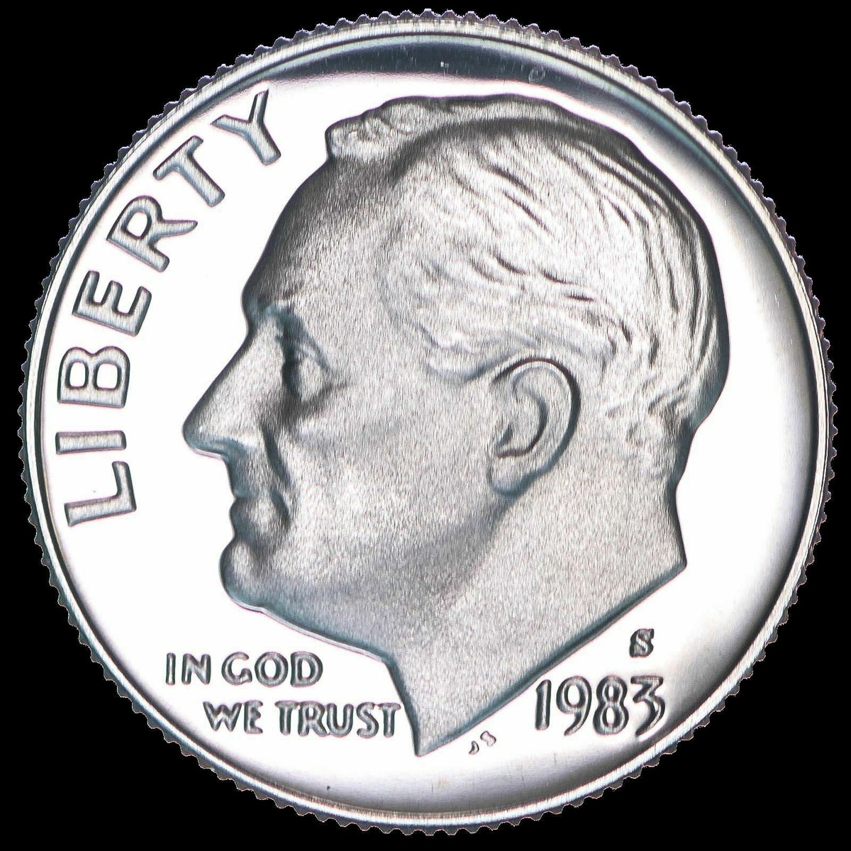 1983 S Roosevelt Dime Gem Deep Cameo CN Clad PROOF US Mint Coin