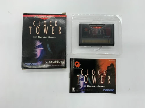 Clock Tower (WonderSwan, 1999) Complete with Box & Manual