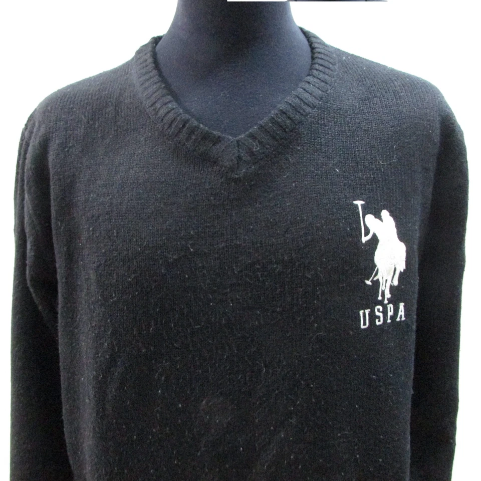 U.S. Polo Assn Men's 100% Cotton Crew Neck Jumper Chest 46/48 UK L Sku  6912 - Image 2 of 4
