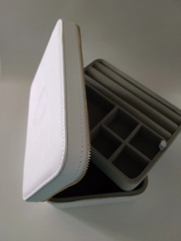 "PANDORA" BELLISSIMO COFANETTO PORTAGIOIE ECOPELLE BIANCO🤍 NUOVISSIMO originale - Immagine 3 di 4