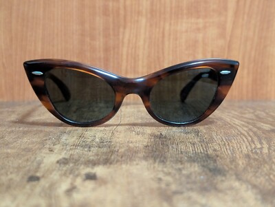 VTG RAY-BAN Sunglasses W0960 RayBan Bausch and Lomb Lisbon W0960 Vintage Cat Eye 90s  main image 4