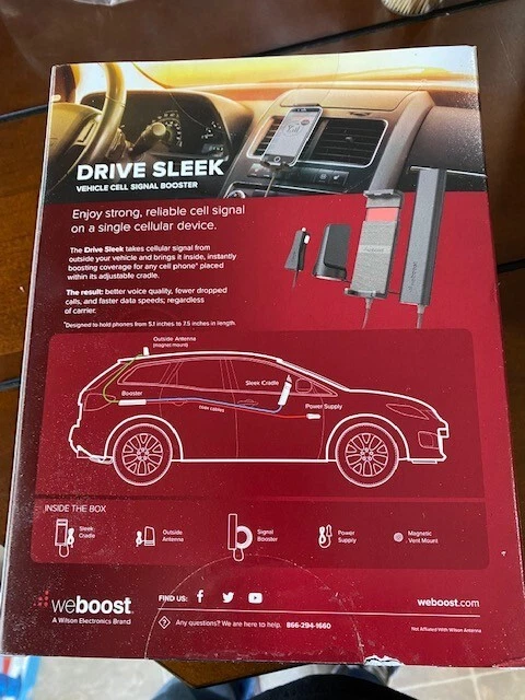 weBoost Drive Sleek Vehicle Cell Phone Signal Booster Kit - 470135 - Image 2 of 2