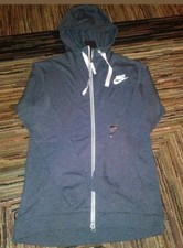 NWT Women's Nike Sportswear Gym Classic Hoodie Birch Heather Size XS 854961 032