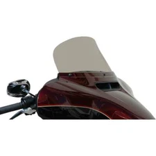 Wind Vest 8" Light Smoke Flip Design Windshield for Harley Batwing FLH/T 14-19