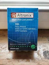 Altronix RB5 Relay Module 6 VDC or 12 VDC DPDT Contacts