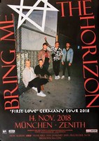 Bring Me The Horizon - First Love, MüNchen 2018 | Konzertplakat | Poster