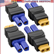 XT60 Female to EC5 Female Connector Adapter Wireless Converter 4PCS for RC FPV