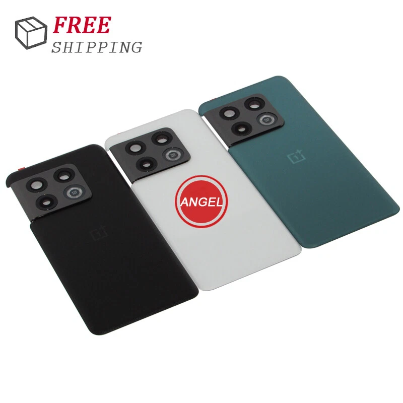 Tampa traseira de vidro bateria porta traseira + tampa de lente de câmera para One Plus+ 1+10 Pro - Imagem 2 de 4