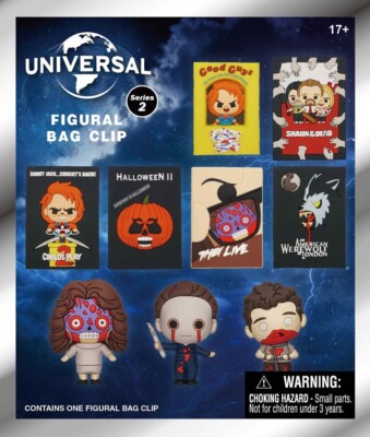 3D Figural Foam Bag Clip Universal Vault Horror Series 2  Pack