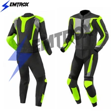 Kids Mens Mini MotoGP Racing Motorbike Motorcycle Riding Leather Suit CE Armours