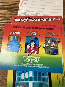 Elevator Action NES Nintendo CIB GENUINE Manual Box Order Form